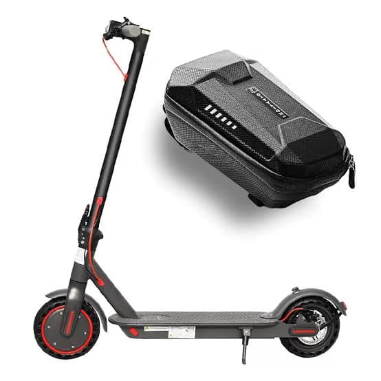 Electric scooter with carrying case